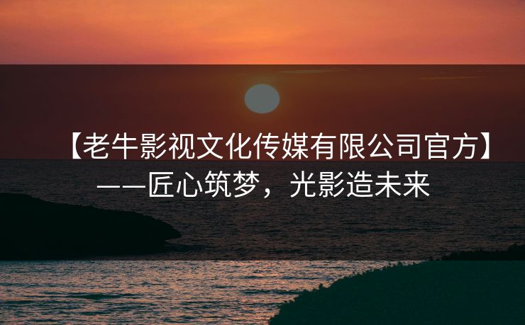 【老牛影视文化传媒有限公司官方】——匠心筑梦，光影造未来